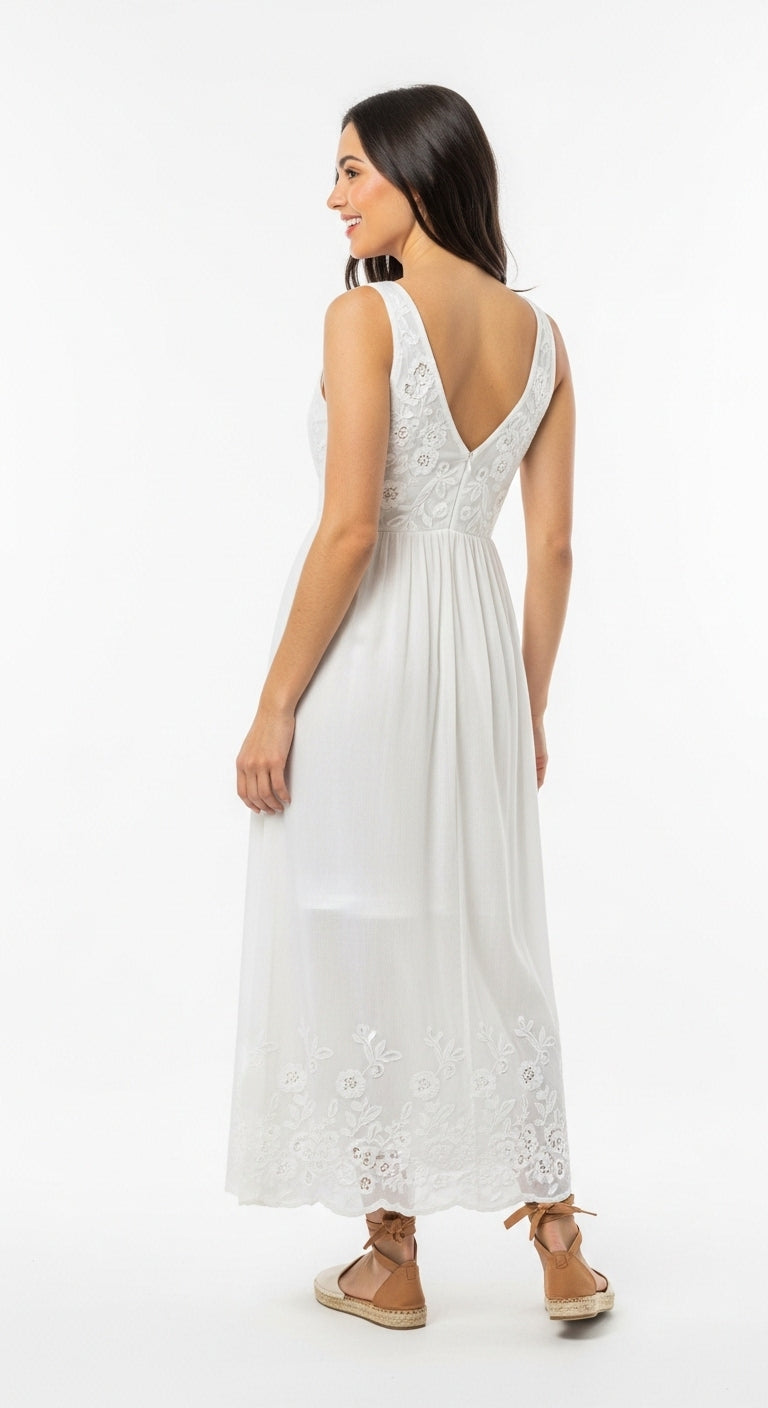 Maxi Dress - White