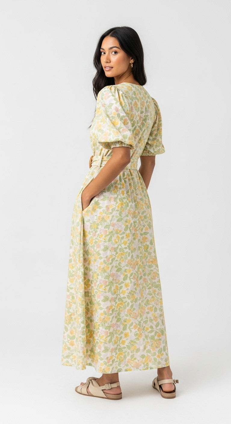 Floral long dress