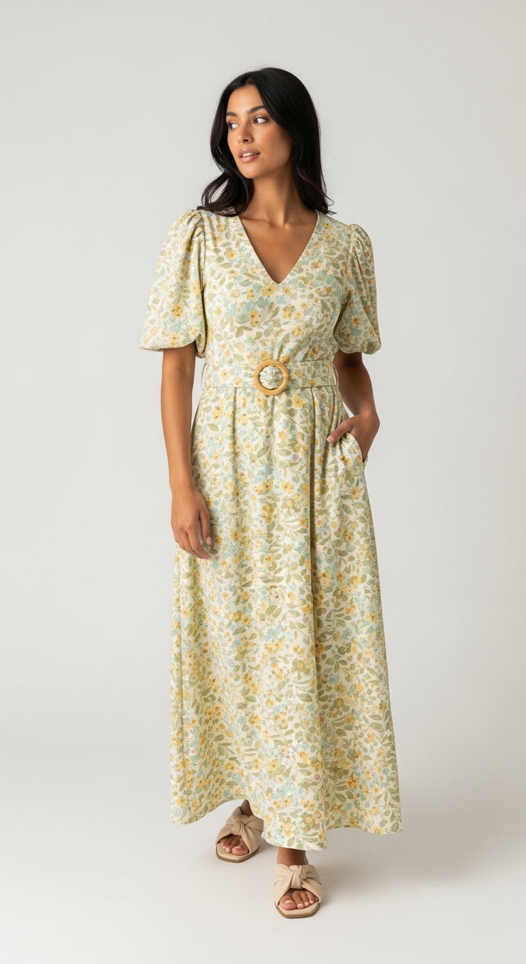 Floral long dress