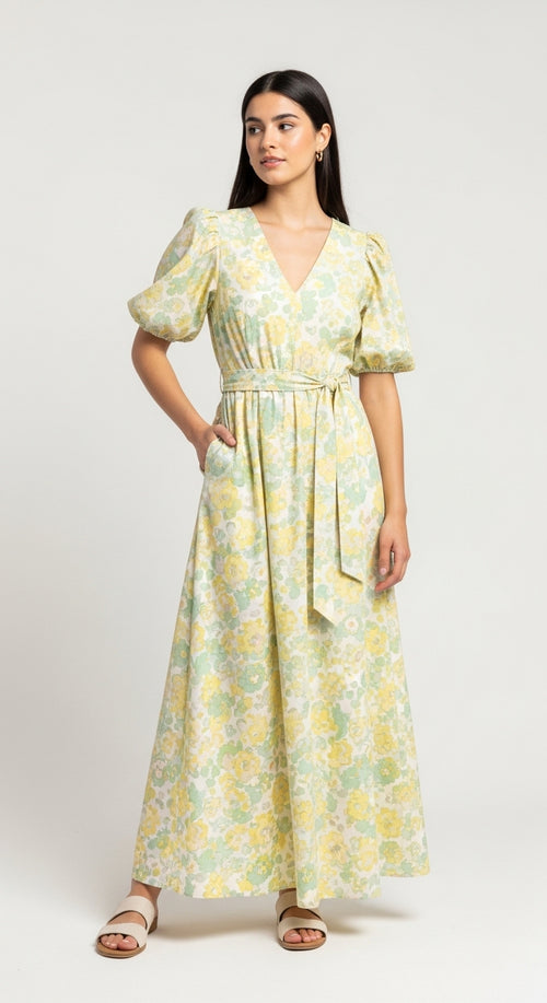 Floral long dress