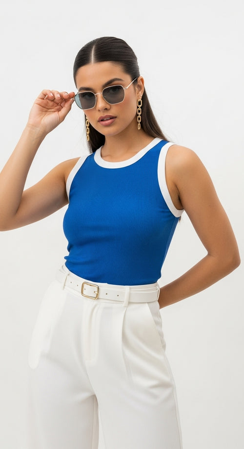 Blue vest